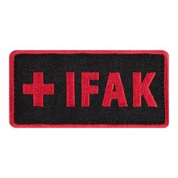 Patch IFAK Rouge/Noir Noir/Rouge
