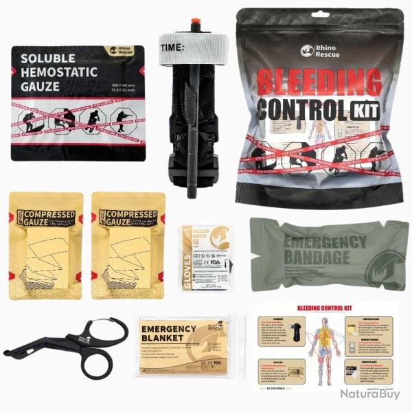 Kit Bleeding Control - Saignement et hmorragie 9 pcs