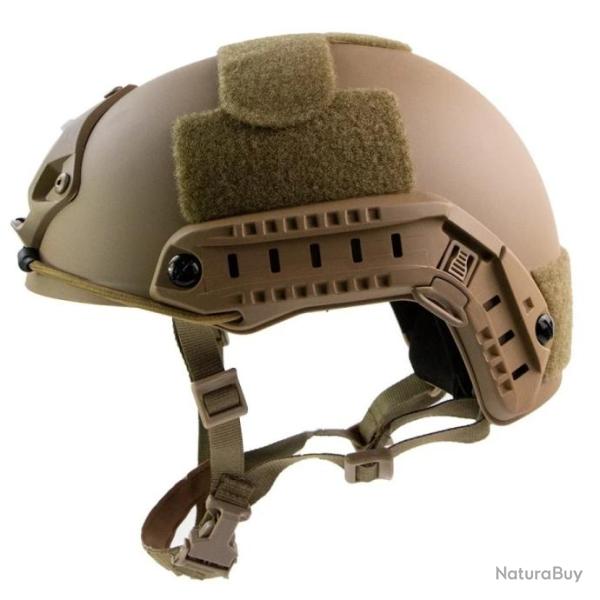 Casque tactique Fast sable (Version non ventil�e) - LIVRAISON GRATUITE