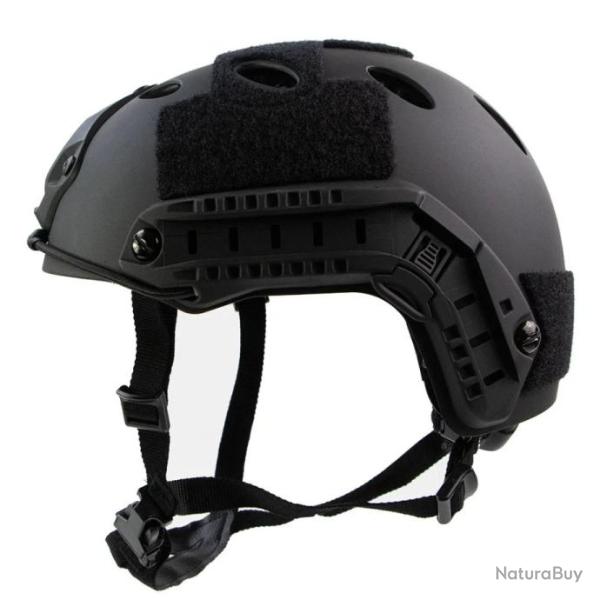 Casque tactique Fast noir (Version ventil�e type A) - LIVRAISON GRATUITE