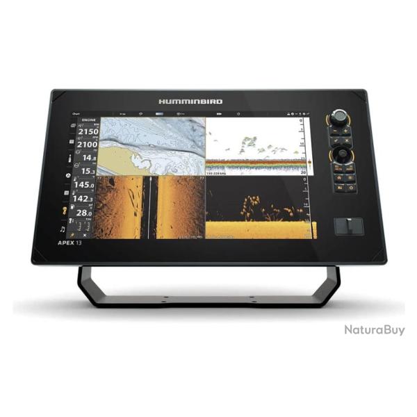 Sondeur Humminbird Apex 13 Version 2D - Sonde traversante plastique + temp�rature