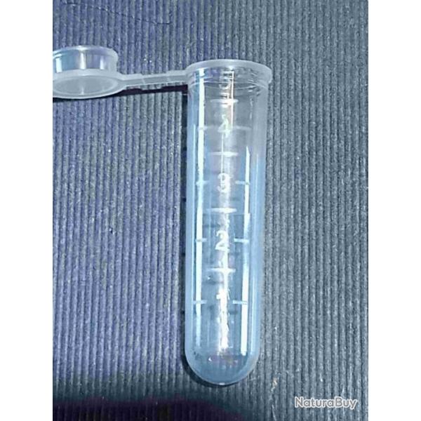 20 tubes dosettes 5ml  pour poudre noir