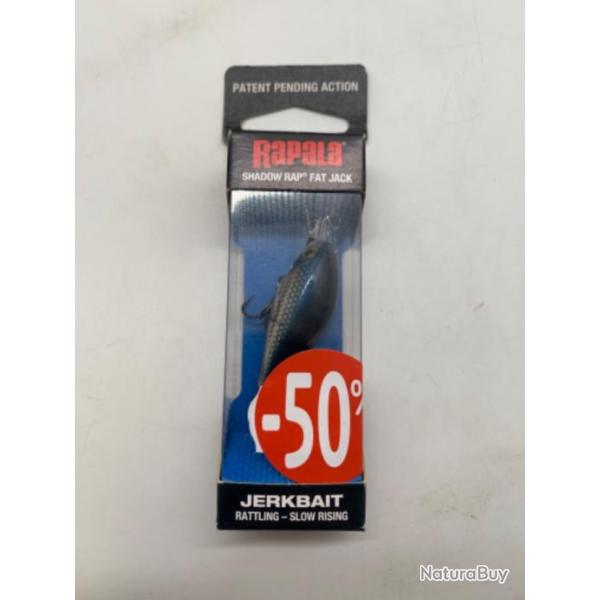 Leurre Rapala Shadow rap Fat jack SDRFJ04 4 gr bleu