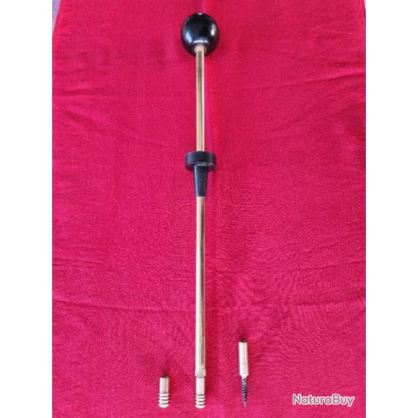 baguette de chargement/nettoyage en laiton pour pistolet poudre noire cal .36