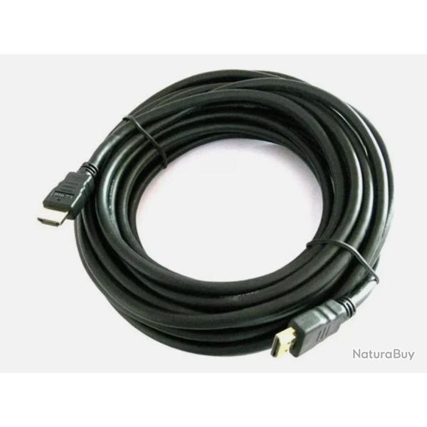 C�ble HDMI High Speed 3D avec Ethernet - 10M