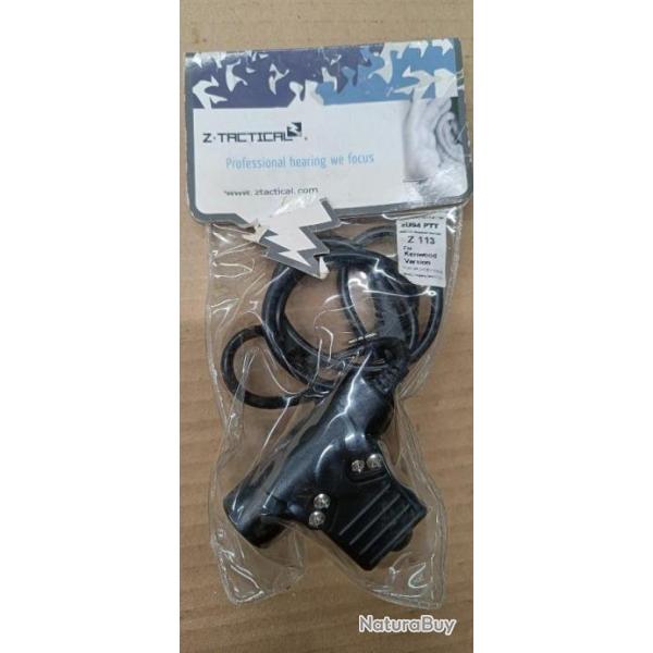 zU94 PTT zPeltor Z-TACTICAL version kenwood  (Q)