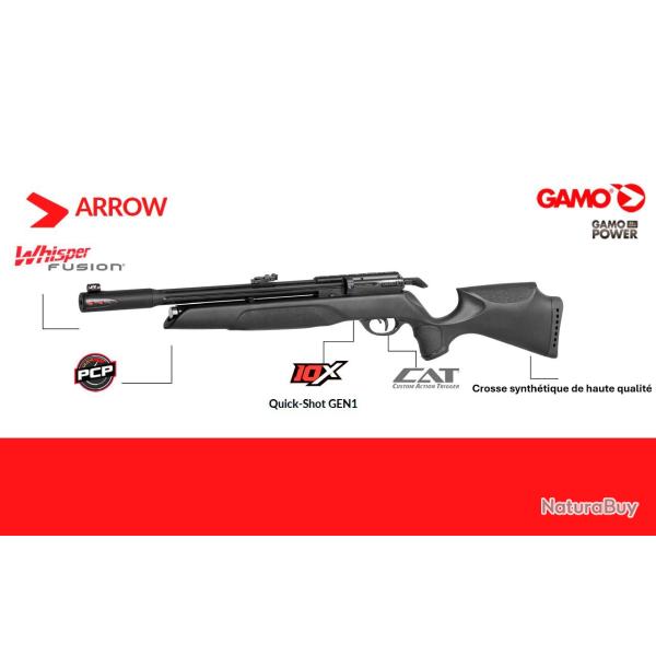 Vente flash ! Carabine � plomb PCP Gamo Arrow - Cal. 5.5 mm - 19.9J