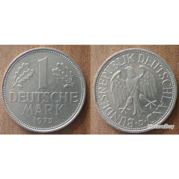 Allemagne 1 Deutsche Mark 1975 Republique Federale Atelier D
