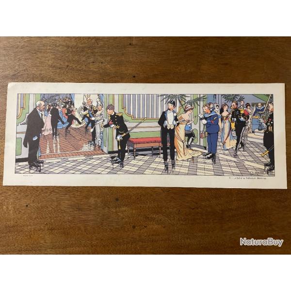 4 lithographies de Henri GERVESE  Marine Nationale