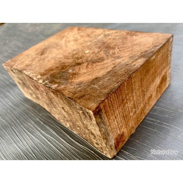 Grand bloc de noyer pour plaquettes de crosse ou poign�e de revolver