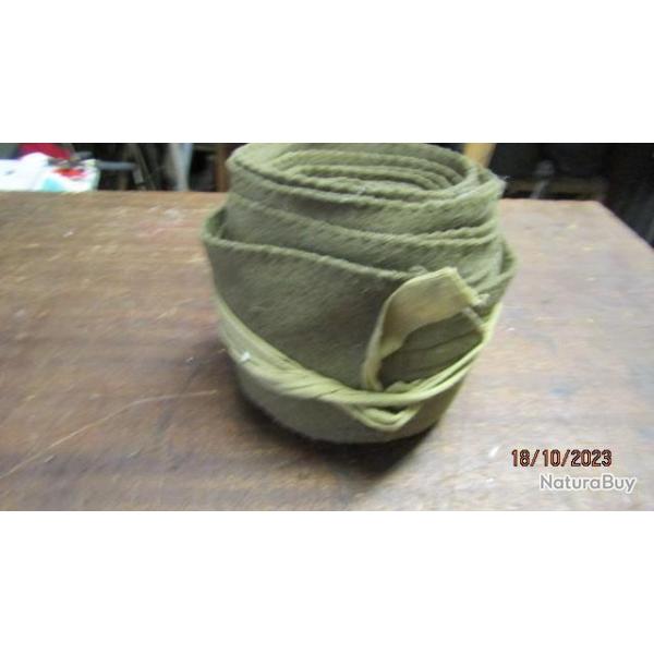 paire de bandes molleti�res r�glementaire kaki fran�aise 1939 40 ww2 mod 35 cintr� TB fran�ais