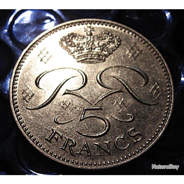 monaco piece de  5  francs 1971  Rainier III   ttb