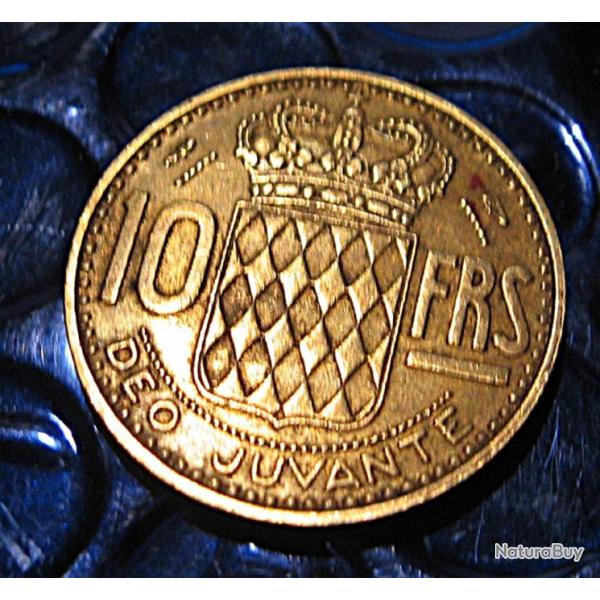 monaco piece de 10 francs 1950 Rainier III prince de monaco  ttb