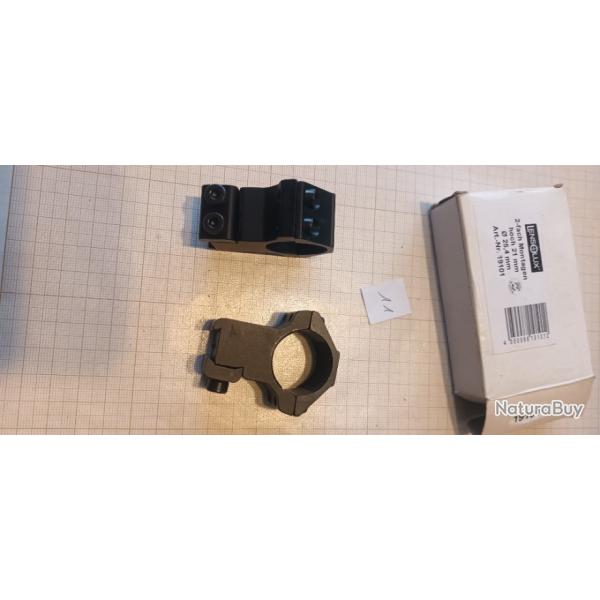 Montage n'11 - Colliers diam�tre 1pouce/rail 11mm