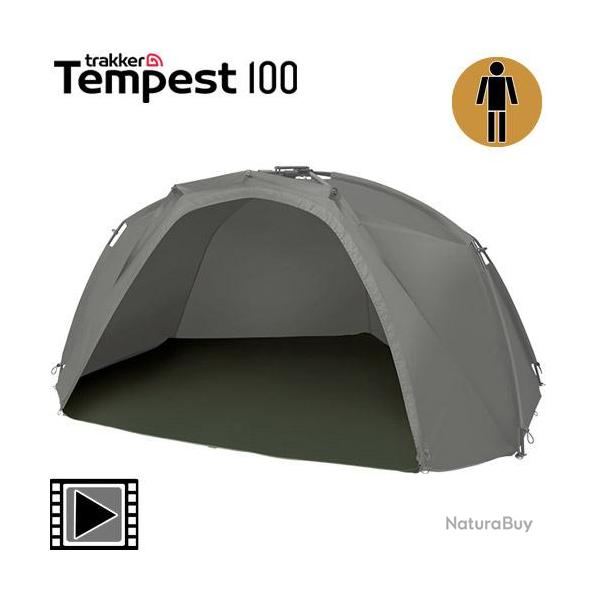 Abri Trakker Tempest 100 Brolly 1 place (Tapis de Sol seul)