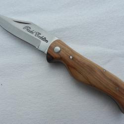 couteau de poche pliant de berger Pradel Evolution manche bois de teck