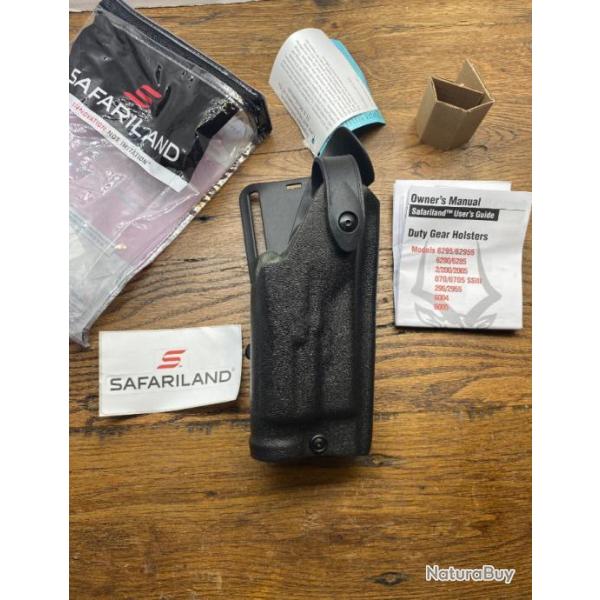 �tui Safariland mod�le 6285 SLS + hood guard - Smith & Wesson carcasse k (medium) pour Gaucher