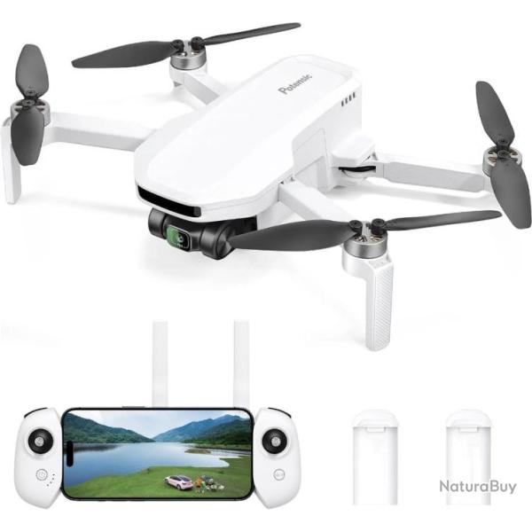 Drone Combo GPS Drone Moins de 249g 2 Batteries 80 Mins de Vol EIS 2,5K Cam�ra 4KM de Transmission