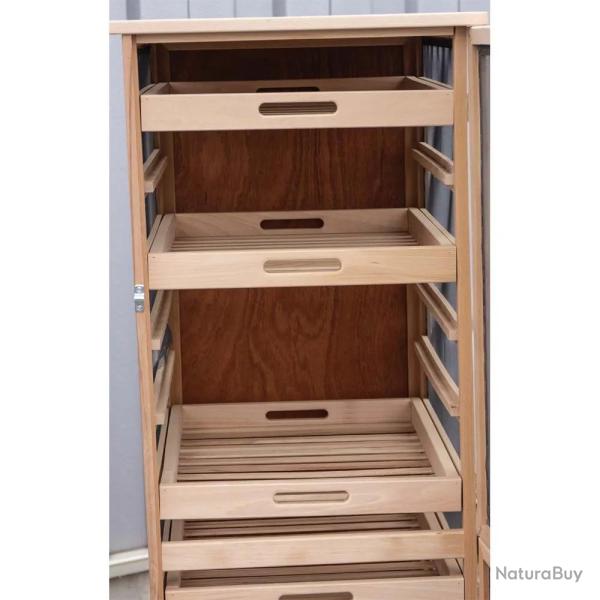Garde manger fruitier/ l�gumier en h�tre hauteur 150 cm