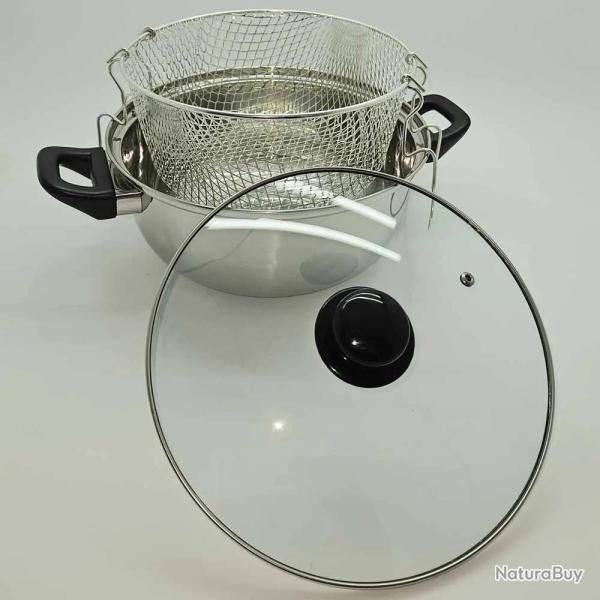 Friteuse en acier inoxydable