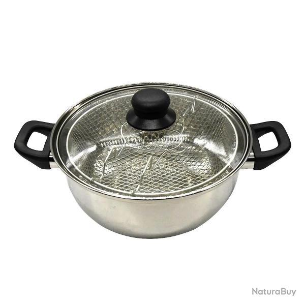 Friteuse en acier inoxydable