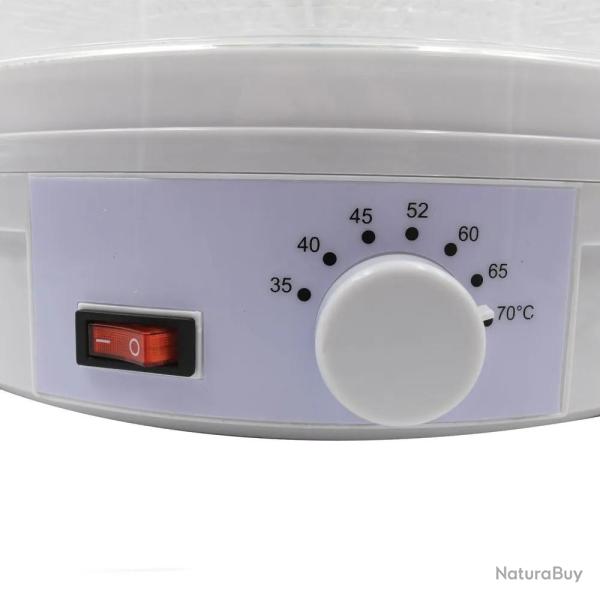 D�shydrateur alimentaire 5 plateaux s�choir avec thermostat