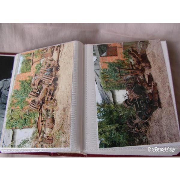 WW2/POST ALBUM 100 PHOTOS MODERNES DE CARCASSES V�HICULES MOTEURS AVION CHAR JEEP �QUIPE RECHERCHE