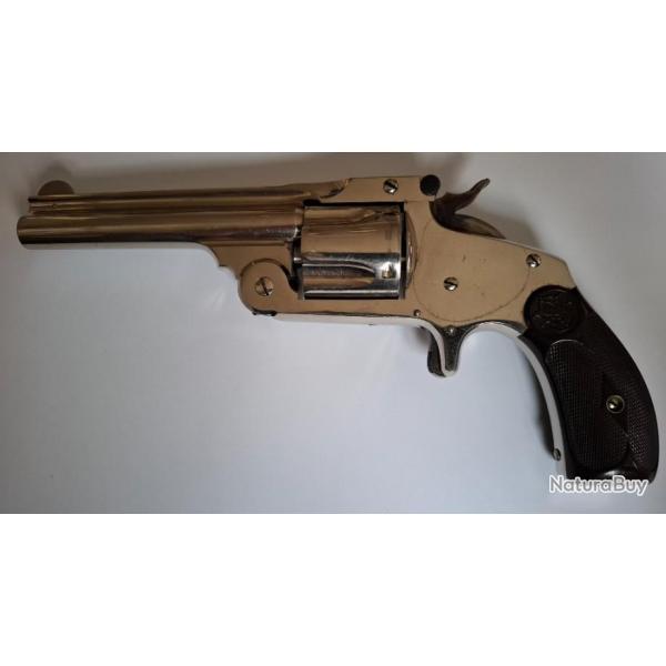 Smith & wesson baby russian  38  S & W finition nickel canon 4 inchs m�caniquement neuf