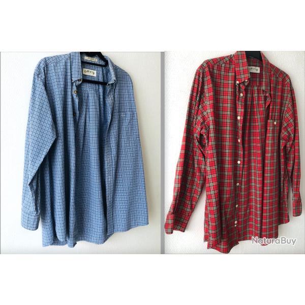 2 chemises ORVIS taille M