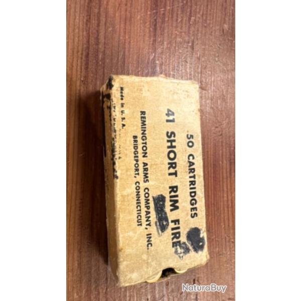 boite cartouches d �poque remington 41 rf.  pn