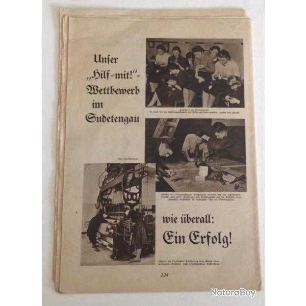 ALLEMAGNE- Hilf mit illustrierte deutsche Sch�lerzeitung Aide avec le journal scolaire allemand