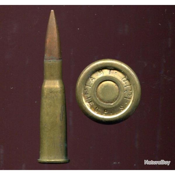 8 mm Lebel - int�ressant et peu courant �tui � culot STA - marquage : ART. D / 2 / 13 / ECP.S /