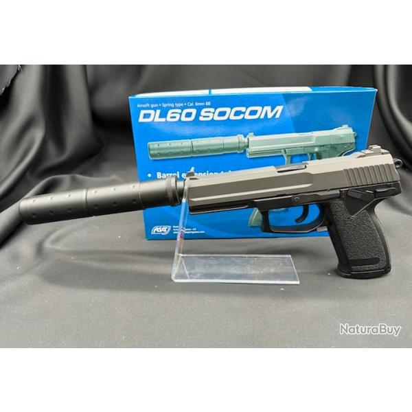 PISTOLET 6MM DL60 SOCOM RESSORT