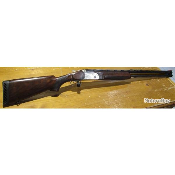 Fusil Superpos�, cal 12/76 marque verney carron super 9 III, canon de 76cm bon etat droitier