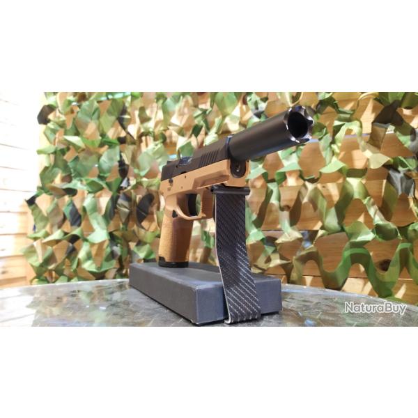 Embout gomm-cogne M10x100 Cal .68 PAK Shock D�fense Black pointes alu