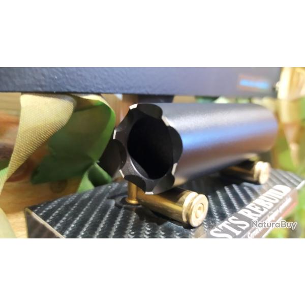 Embout gomm-cogne M10x150 Cal .68 PAK Shock D�fense Black pointes alu