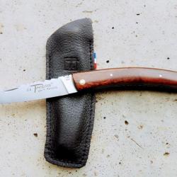 Couteau pliant en bois de fer