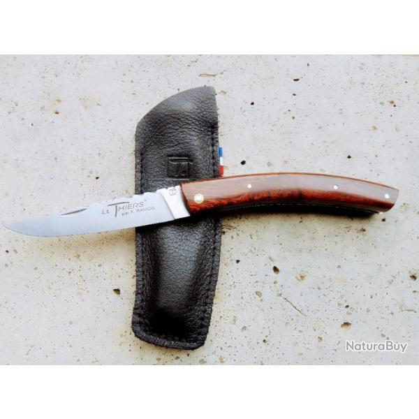 Couteau pliant en bois de fer