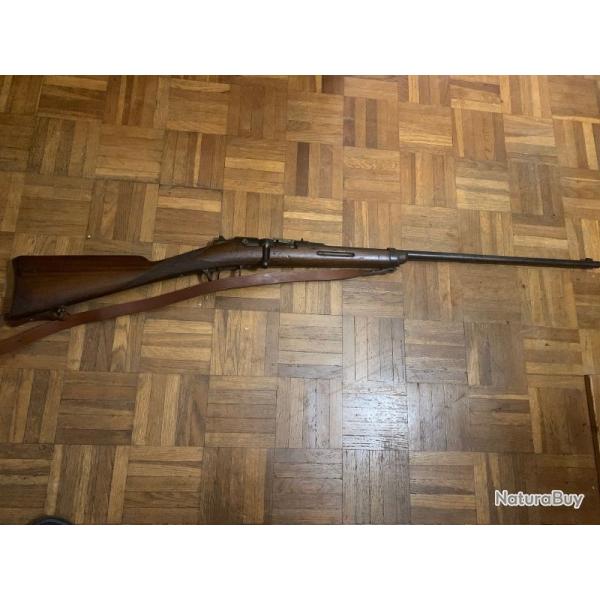 carabine gras ( 1886 ) 16 65 . Bois en bon �tat, canon propre, bon �tat g�n�ral