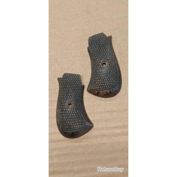plaquettes poign�e pour revolver type bulldog velodog lefaucheux... (X14)
