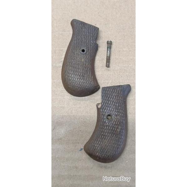 plaquettes poign�e pour revolver type bulldog velodog lefaucheux... (X15)