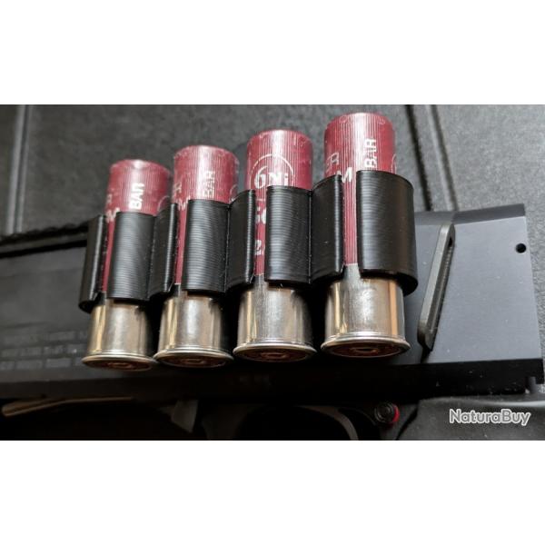 Support lat�ral 4 cartouches pour FABARM STF12 MARTIAL SDASS SAT8 et PSS10