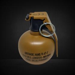 Grenade entrainement Type americain M67 &agrave; projectile