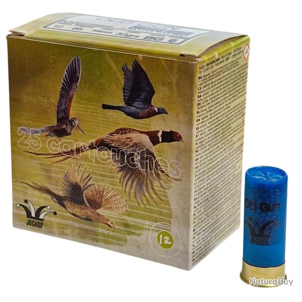 BOITE DE 25 CARTOUCHES JOCKER OLD GUN 32G BOURRE GRASSE CAL.12 65 PLOMB
