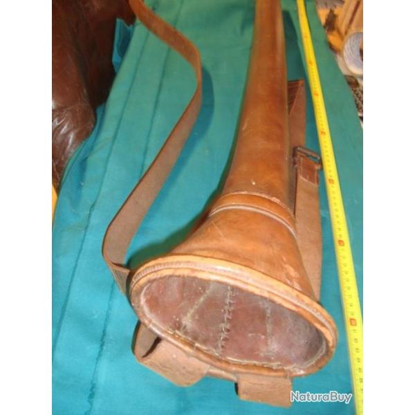 ETUI EN CUIR PORTE SABRE ANGLAIS DE CAVALERIE