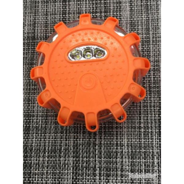 Balise gyrophare de secours 8 signaux