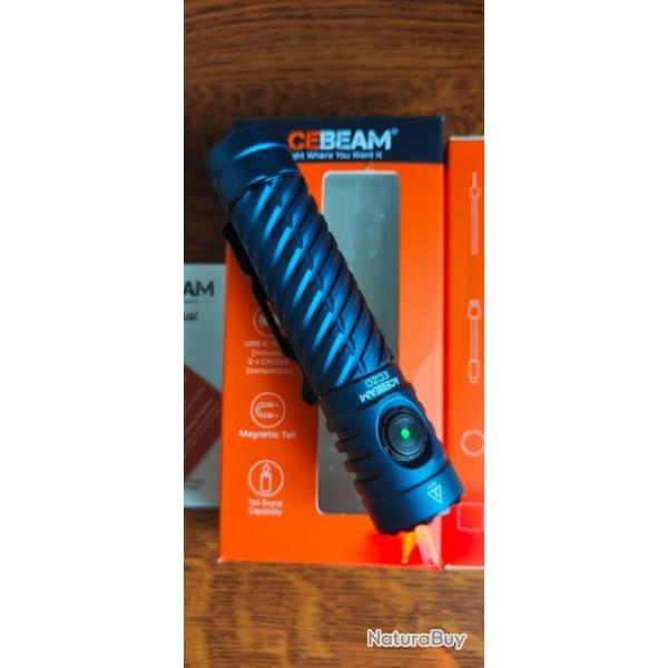 Acebeam EC20 flaslight ( lampe torche )370 M�tres/2500 Lumens/18650 Accu