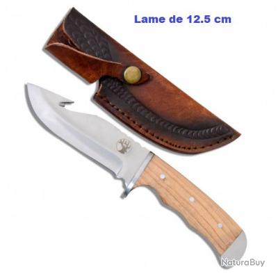 Couteau Tactique 33 Cm Avec étui, Survie Randonnée Trekking, Marque Générique