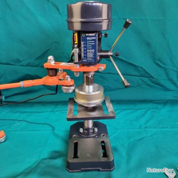 sertisseuse de conserve sur la perceuse a colon