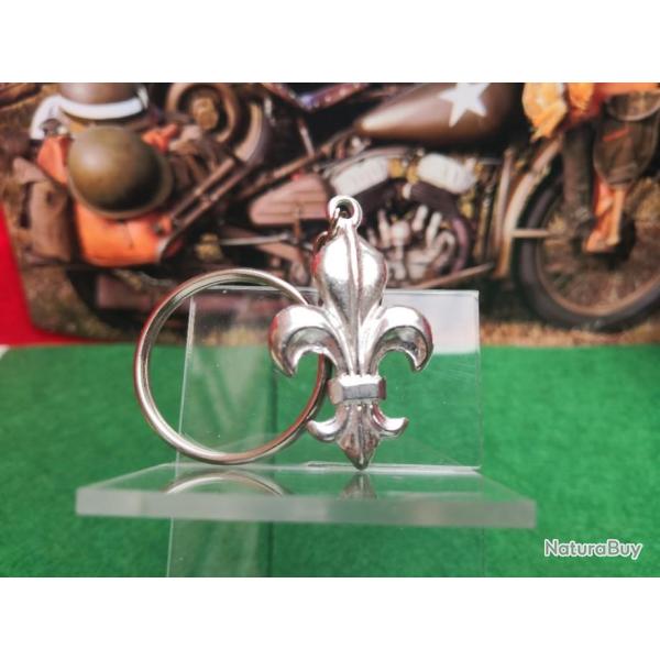 Porte-cl�s � fleur de lys ( Hauteur de la fleur de lys : 40 mm )